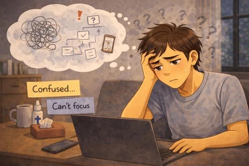Brain fog and reduced clarity