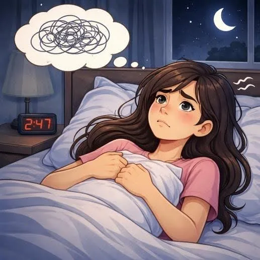 Difficulty falling asleep