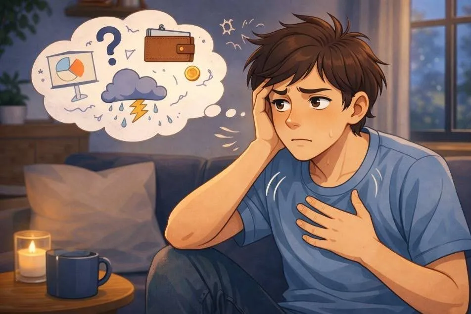Difficulty feeling calm