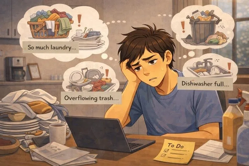 Feeling overwhelmed by routine tasks