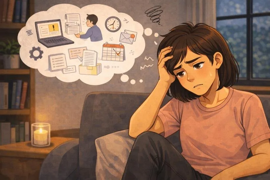 Inability to disconnect after work